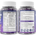 Magnesium Glycinate Gummies 500mg for Kids 6+ & Adults,High Absorption,60Ct