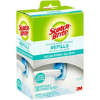 Buy now Scotch-Brite Disposable Toilet Scrubber Refills, Removes Rust & Hard Water Stains, 10 Disposable Refills Blue at indiglob india