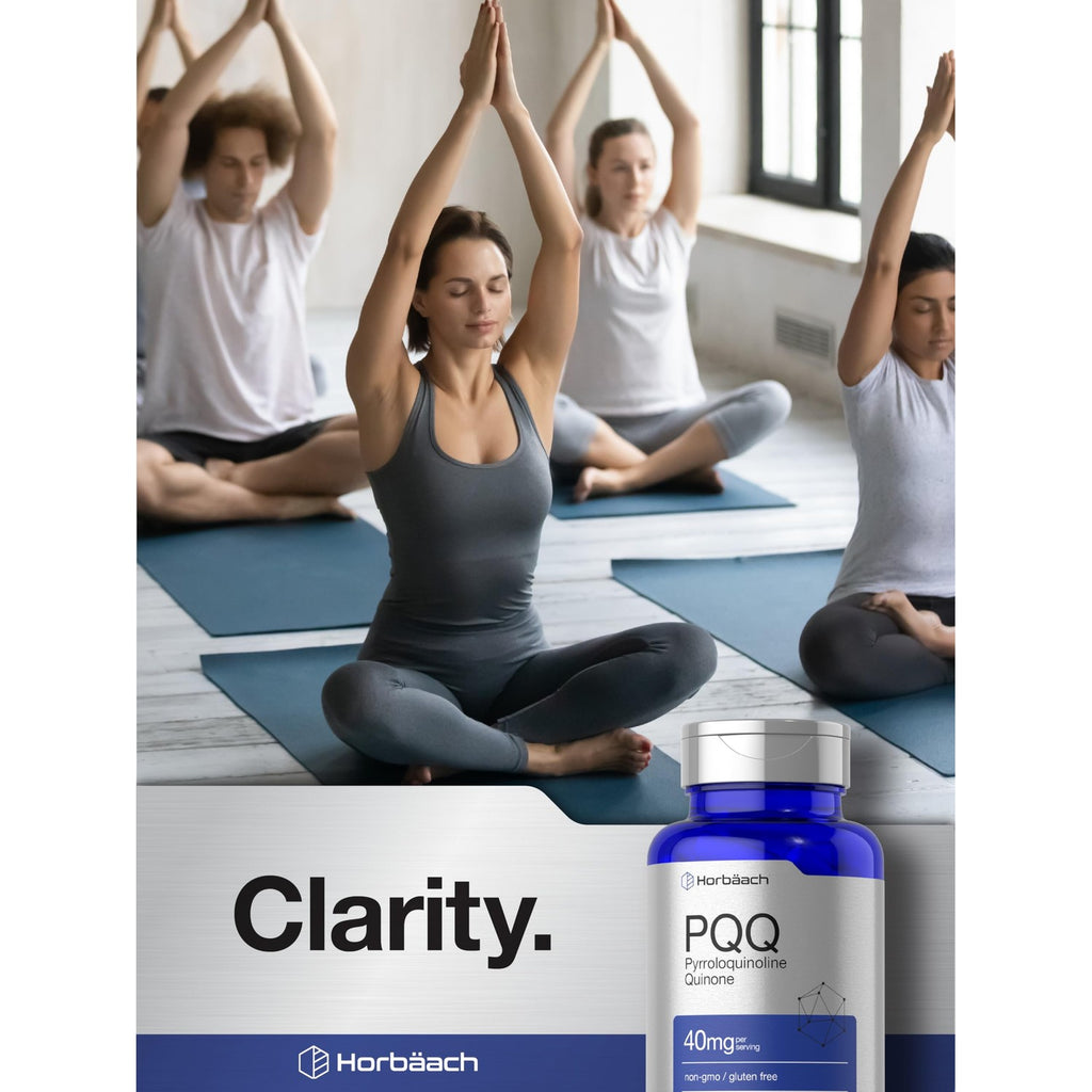 Horbäach PQQ Supplement 40 mg | 120 Capsules | Maximum Strength