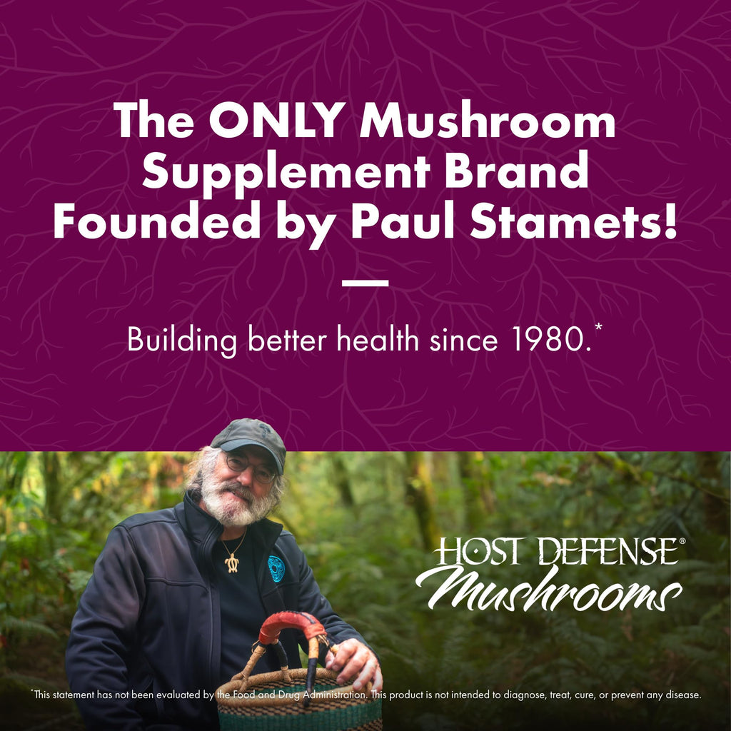 Host Defense Turkey Tail, Digestive & Immune, 240 (2 Units of 120 Ct) | Digestive, Gastrointestinal, Immune Response, and Gut Microbiome Support, Turkey Tail Mushroom Supplement, 60 Servings Each
