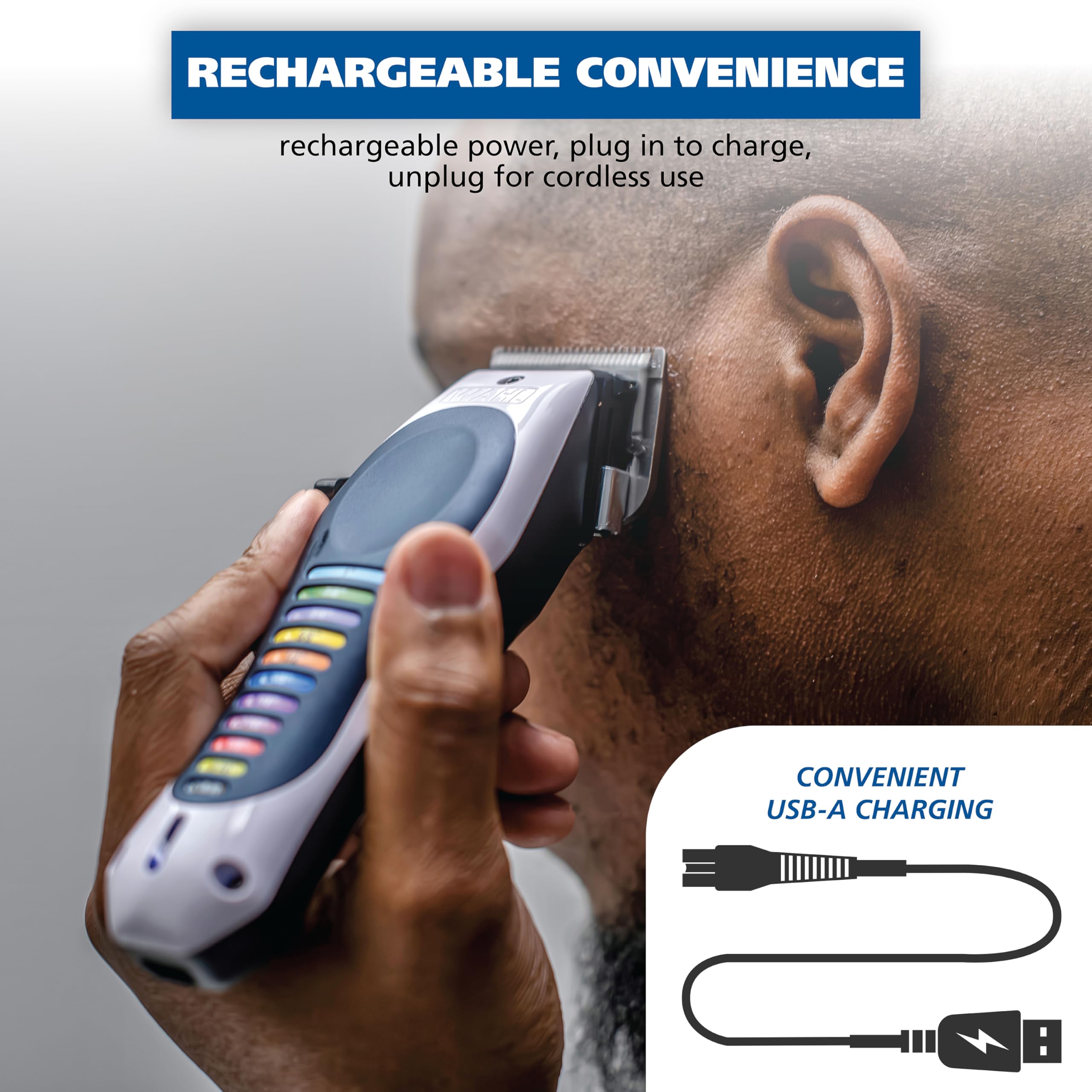 Buy now Wahl Lithium Ion Color Pro Rechargeable Cordless Hair Clippers for Men with Smart Charge Technology and Battery Hair Trimmer for Convenient at Home Haircutting & Touch Ups - Model 3026594 at indiglob india