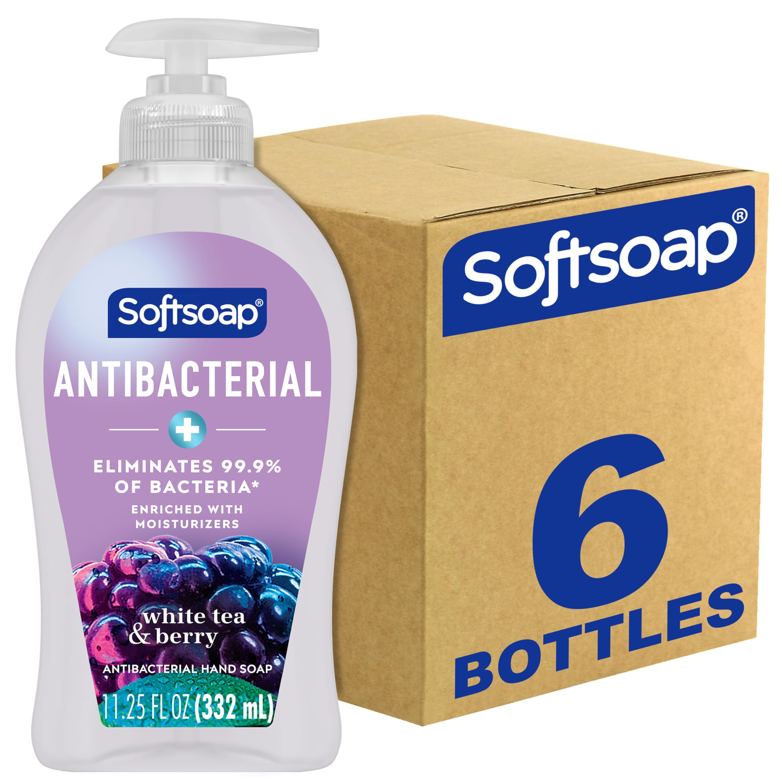 Buy now Softsoap Antibacterial Liquid Hand Soap, Kitchen Fresh Hand Soap, 11.25 Fl Oz (Pack of 6) at indiglob india