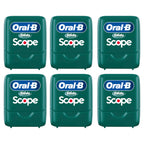 Buy now Oral-B Glide Dental Floss, Scope Mint Flavor, 40 m, Pack of 6 at indiglob india
