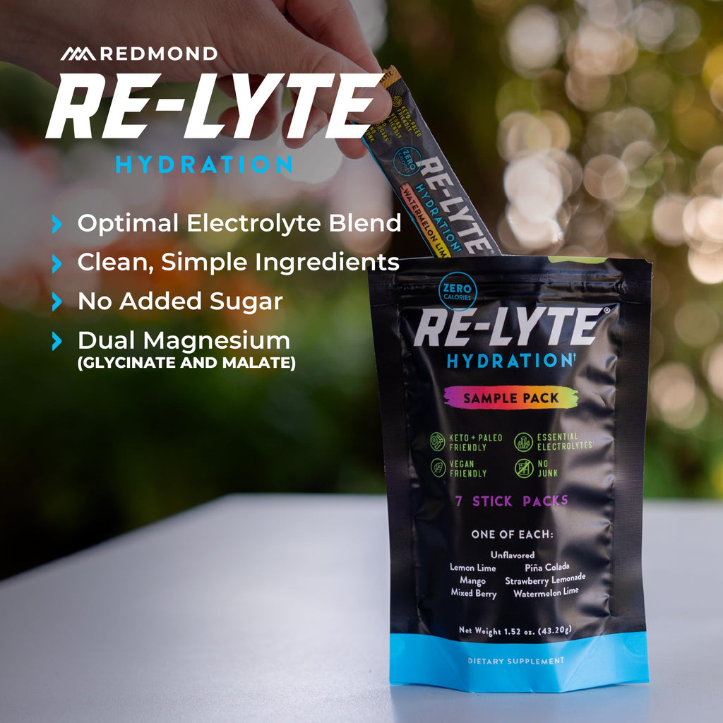 REDMOND Re-Lyte Sugar Free Electrolyte Powder Packets (Variety) 7ct