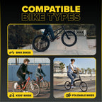 Ultraverse 20" Bike Inner Tubes 20 x 1.75, 1.95, 2.00, 2.125 – Set of 2