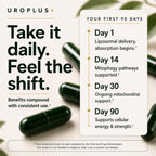 Liposomal Urolithin A Complex, 1250mg 10-in-1 with NAD+, NMD, & Resveratrol | Mitochondrial Energy, Cellular Health, Healthy Aging & Muscle Recovery Support