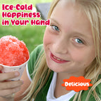 Concession Essentials Paper Snow Cone Cups, 6 oz, Wax Coated, Leakproof Water Cups for Shaved Ice, Water Cooler Dispenser, 100 Count