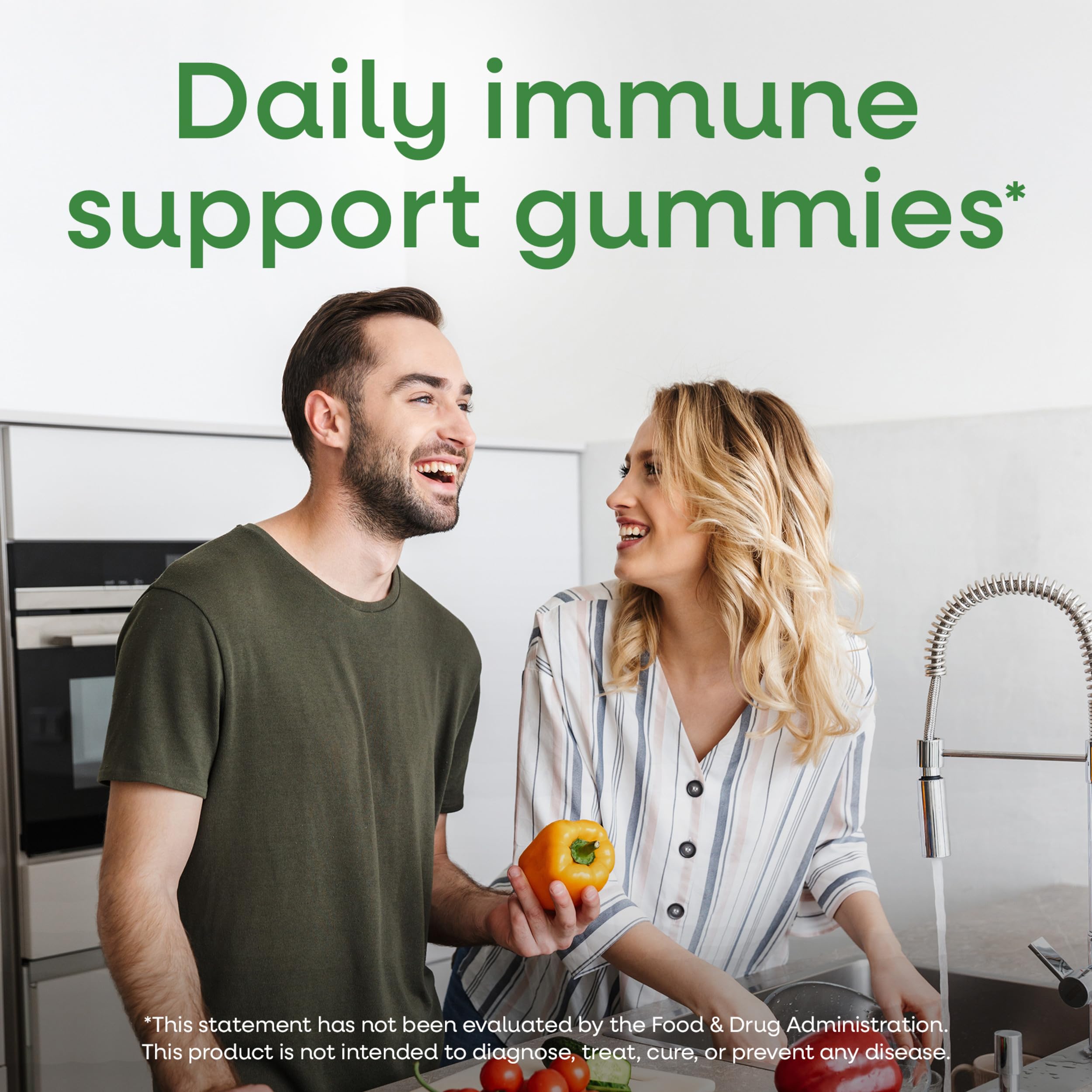 Nature's Way Zinc Gummies, 100% Daily Value of Zinc per Serving, 120 ct | Immune Support Gummy for Adults & Kids 9+*, Gluten Free, Plant-Based Pectin, Mixed Berry Flavored