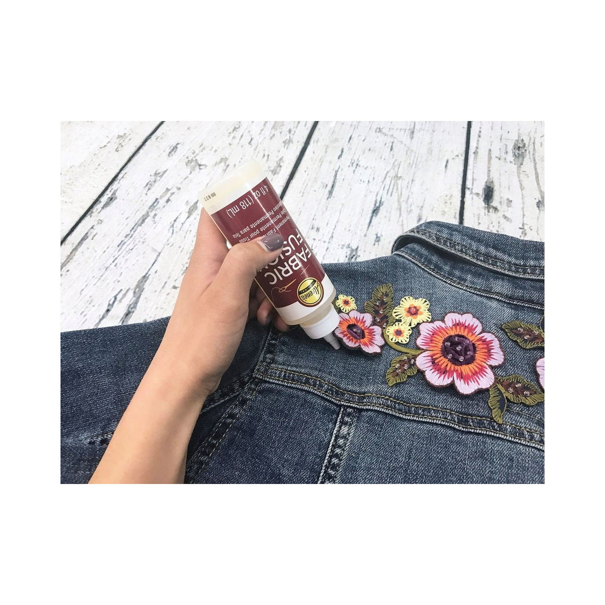 Aleene's Fabric Fusion Glue .66 oz 3-Pack, Permanent and Washable Adhesive, Dries Flexible, Strong Bond on Fabrics, Clothing, Denim, Polyester, Cotton, Flannel Materials