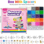 Buy now LZOUOWO 5300 Clay Beads Bracelet Making Aesthetic Kit, Polymer Heishi Preppy Letter Beads for Friendship Bracelet, Pearl Disc Beads Charms for Jewelry Making, DIY Creative Gift for Girls 8-12 Teens at indiglob india