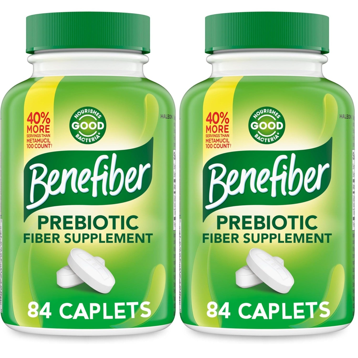 Benefiber Prebiotic Fiber Supplement Caplets, 84 count | Plant-based Prebiotic Fiber, Supports Gut Health by Nourishing Good Gut Bacteria, GLP-1 Support for Digestive Health