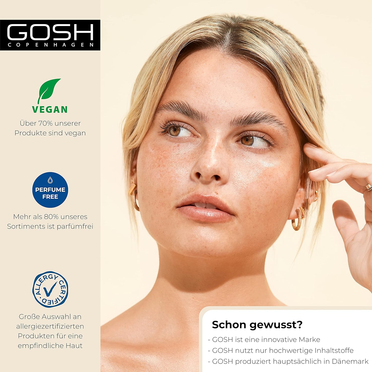 Buy now Gosh BB Cream Warm Beige 3 by Gosh at indiglob india