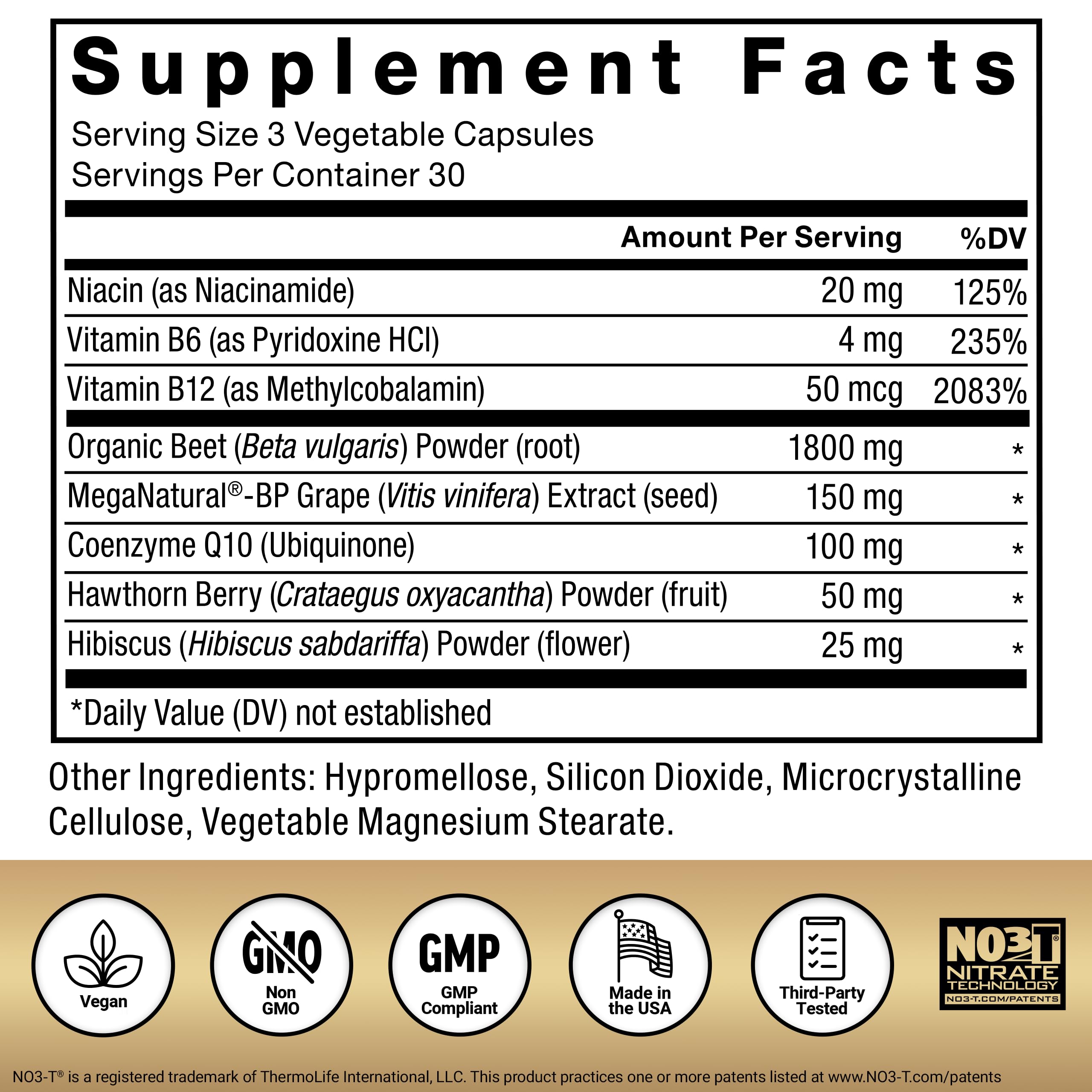 Force Factor Total Beets Ultimate Heart Health 1800mg Beet Root Capsules | Blood Pressure Support Supplement with CoQ10 for Nitric Oxide & Blood Flow with Grapeseed, Hawthorn Berry, 90 Capsules