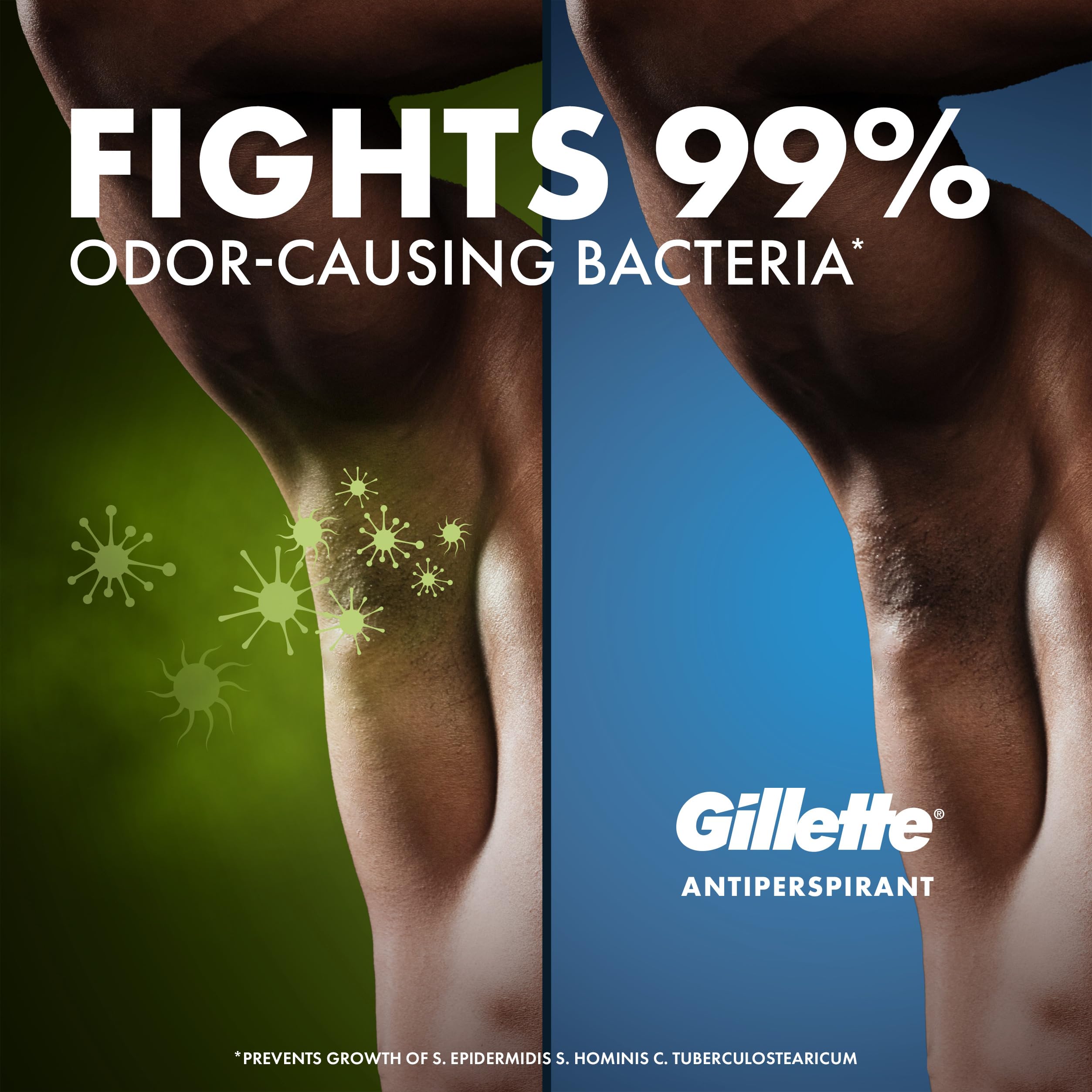 Gillette Antiperspirant and Deodorant for Men, 72hr Sweat & Odor Protection, Long Lasting Freshness, Anti-White Mark Technology, Clear Gel, Arctic Ice Scent, 3.8 oz (Pack of 2)