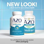 AZO D-Mannose Supplement for Women & Men, Clinical Strength, 120 Capsules | D-Mannose Pills, Urinary Tract Health, Cleanse Flush & Protect* Daily Support, 2000mg per serving, Clinically Studied Amount