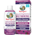 MaryRuth's Liquid Nighttime Liquid Multimineral + Skin Renew | Clinically Shown in Women to Reduce Fine Wrinkle & Improve Skin Firmness | Sepitone | NO Melatonin | Magnesium | Vegan | 15 Servings