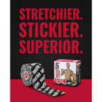 Buy now RockTape Extra Sticky 2" x 16.4' Kinesiology Tape (Logo,Black), Athletic Tape for Muscle Pain Relief, Injury Recovery, Microscopic Skin Lifting & Decompression, Sweat & Water Resistant, Hypoallergenic at indiglob india