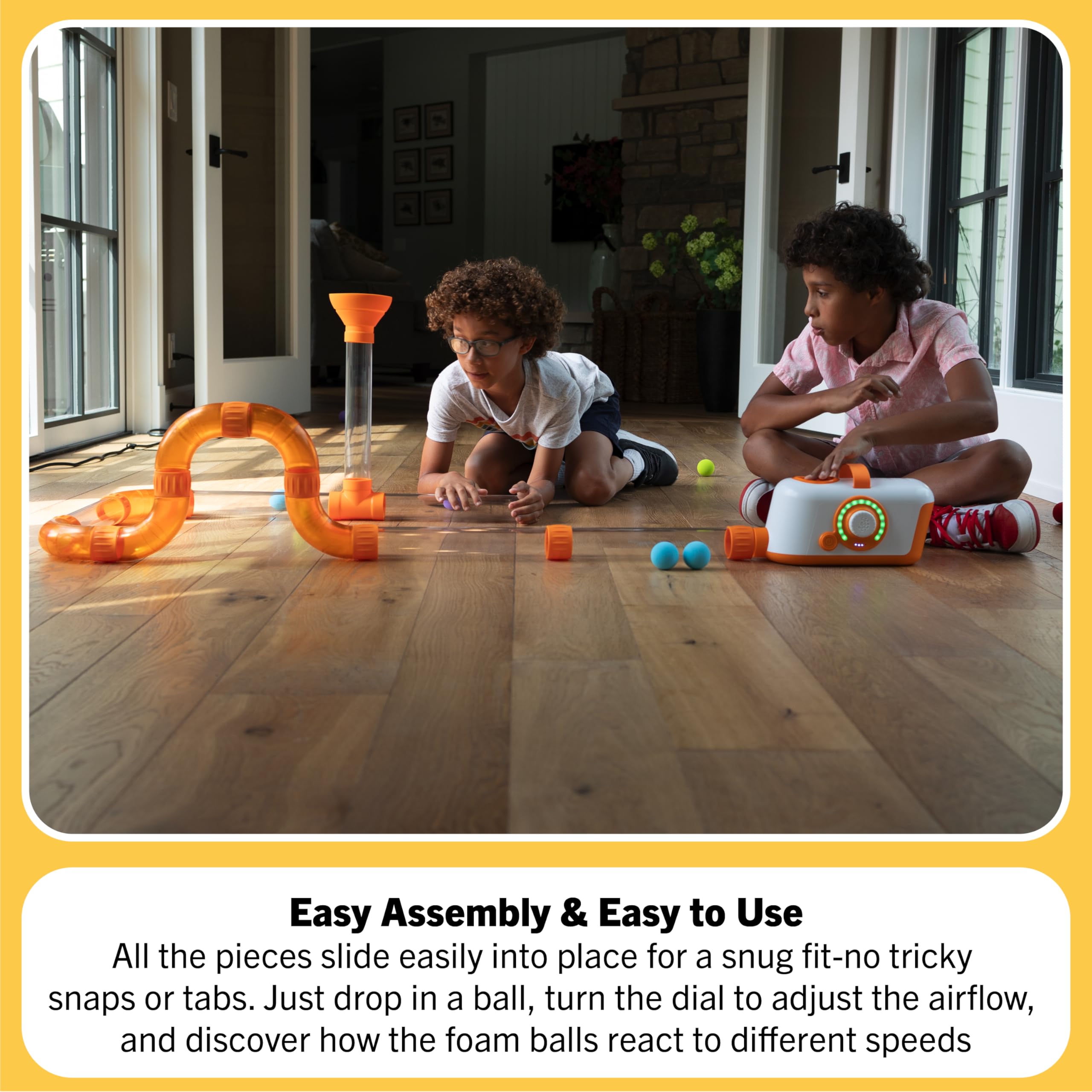 Buy now Fat Brain Toys The Original Air Toobz, Air-Powered STEM Building Toys for Kids & Teens, Kids Building Toys, STEM Toys for 3+ Year Old at indiglob india