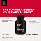 GNC Mega Men Sport Multivitamin, Performance & Muscle Function, 90 Count | Clinically Shown to Boost Nutrient Levels and Mental Wellbeing, with BCAAs and Carnitine for Muscle Performance and Energy