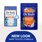 Dr Teal's Epsom Salt Magnesium Soak, Pre & Post Workout with Menthol & Essential Oils, 3 lbs