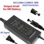 EVAPLUS 54.6V Safe Charger for 48V Lithium Batteries, UL Certified