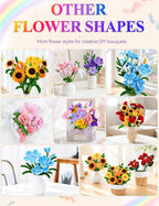 1600Pcs Pipe Cleaners Bulk for Crafts, DIY Pipe Cleaners Flowers Kit Handle