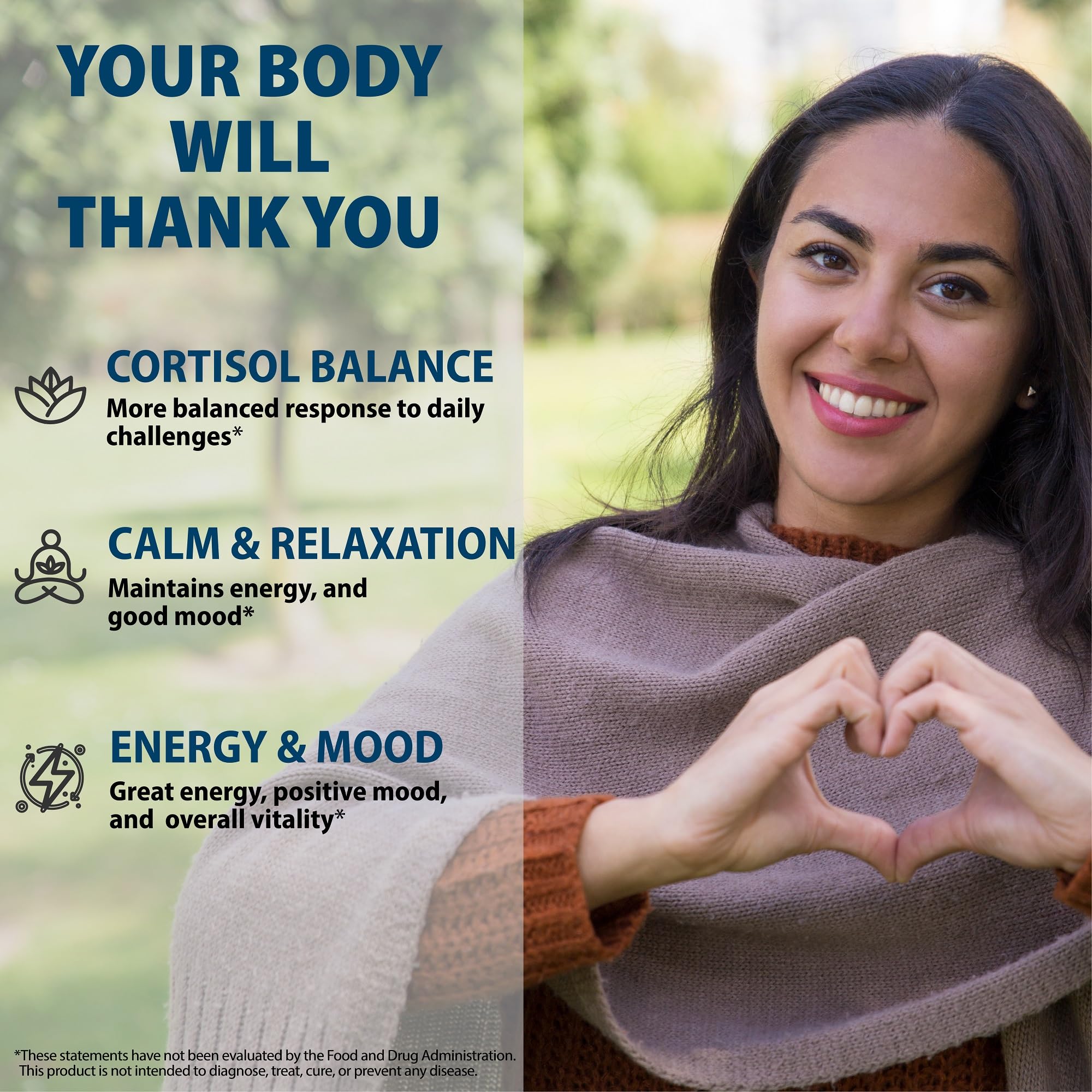 StrongVit Cortisol Supplements for Women and Men with Magnesium, Ashwagandha & L-Theanine. High Cortisol Reducer, Manager, Detox, Lower and Control. Sleep Support & Stress Relief, USA