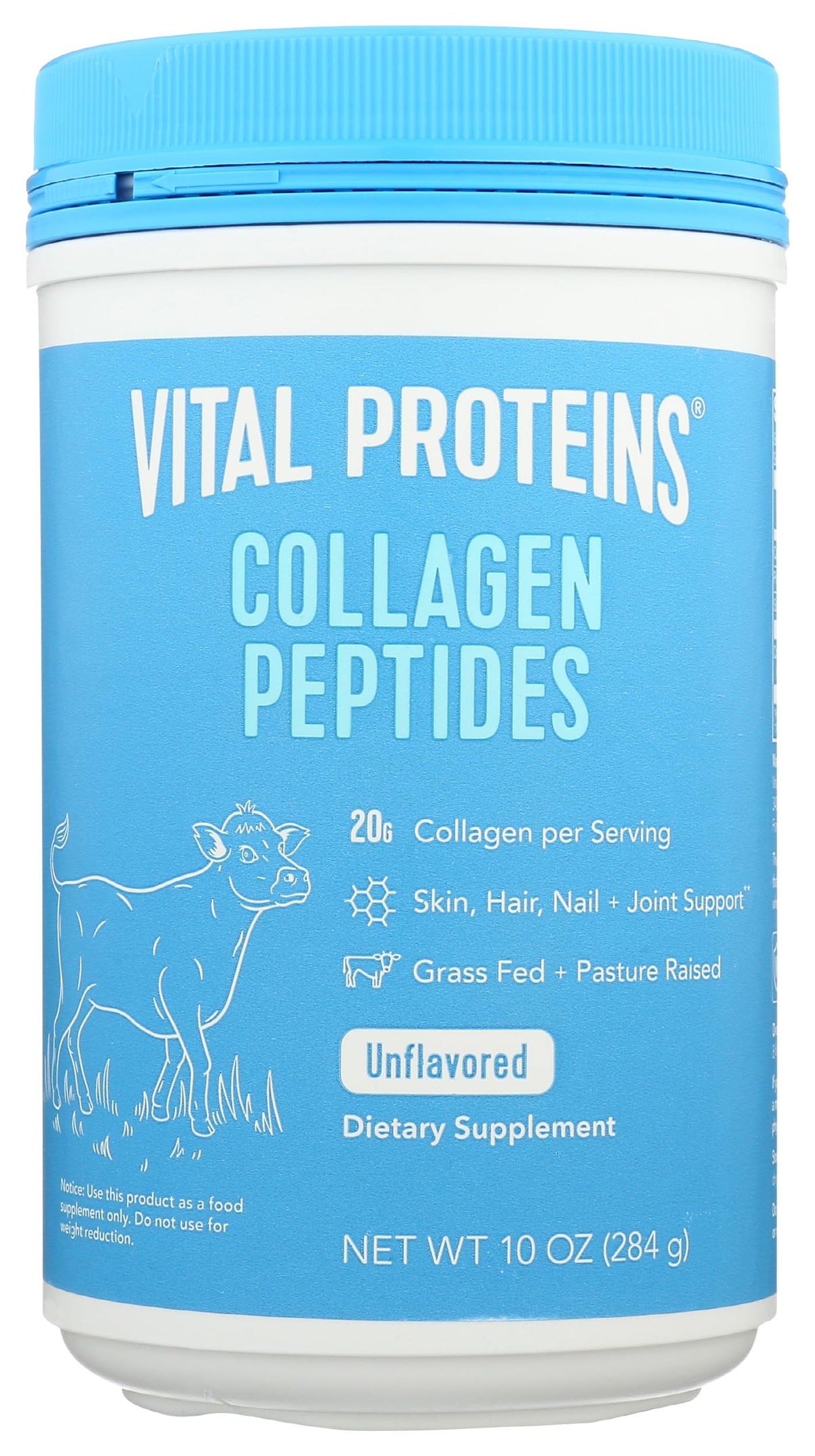 Vital Proteins Collagen Peptide Protein Powder Unflavored, 10 OZ