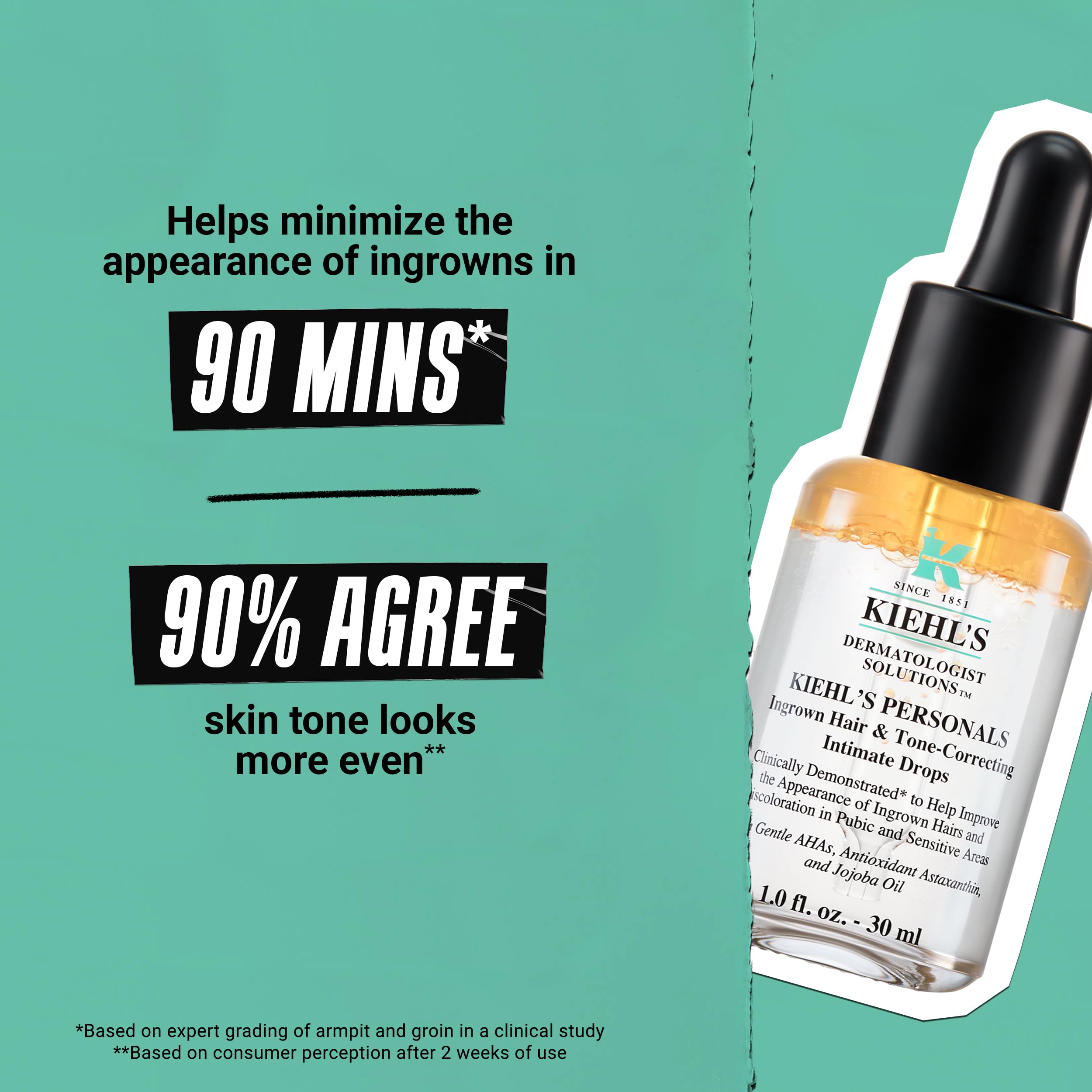 Buy now Kiehl's Since 1851 Ingrown Hair & Tone Correcting Drops - 30ml at indiglob india