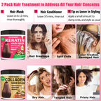 Deep Conditioning Hair Mask,Keratin Hair Treatment & Collagen Hair Mask