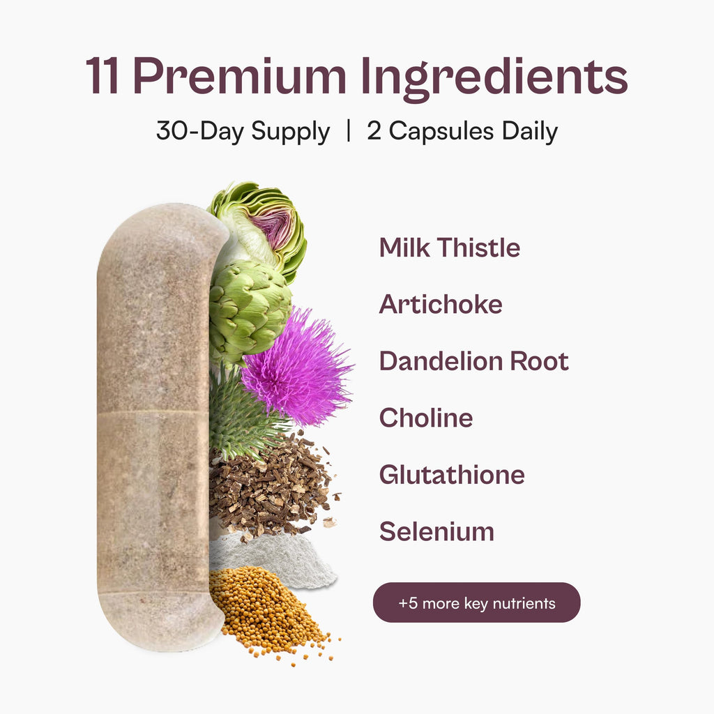 Conversol Thyroid Support Supplement with Milk Thistle, Artichoke, Choline, Glutathione, Selenium & NAC - Thyroid & Liver Support Nutrients - 60 Vegan Capsules