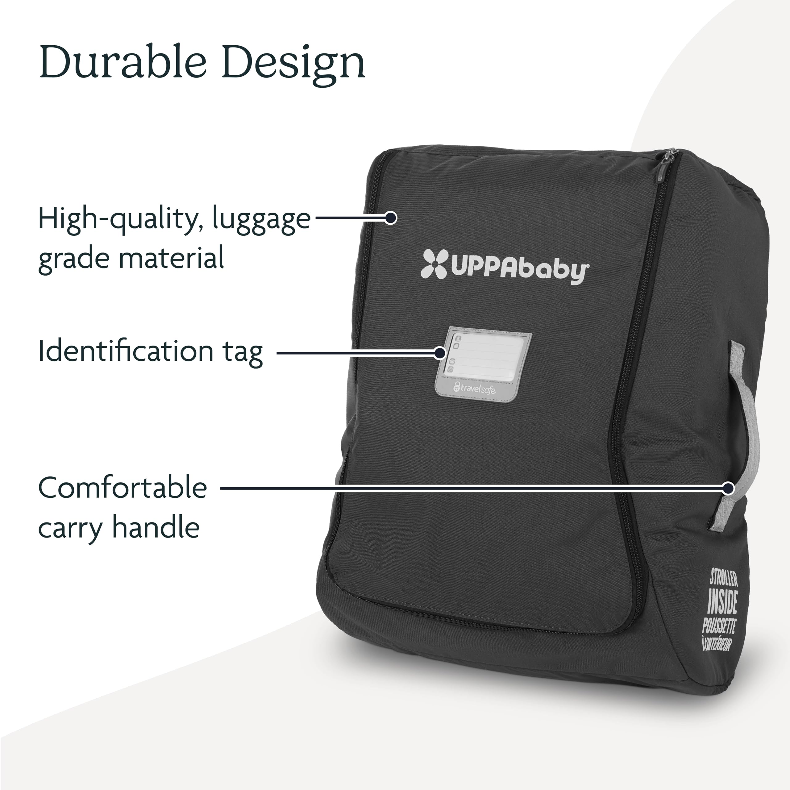 Buy now UPPAbaby Travel Bag for all Minu Stroller Models ƒ?? Backpack Style with Inner Wheel Bag + Storage Pocket - Durable Design with TravelSafe Protection at indiglob india