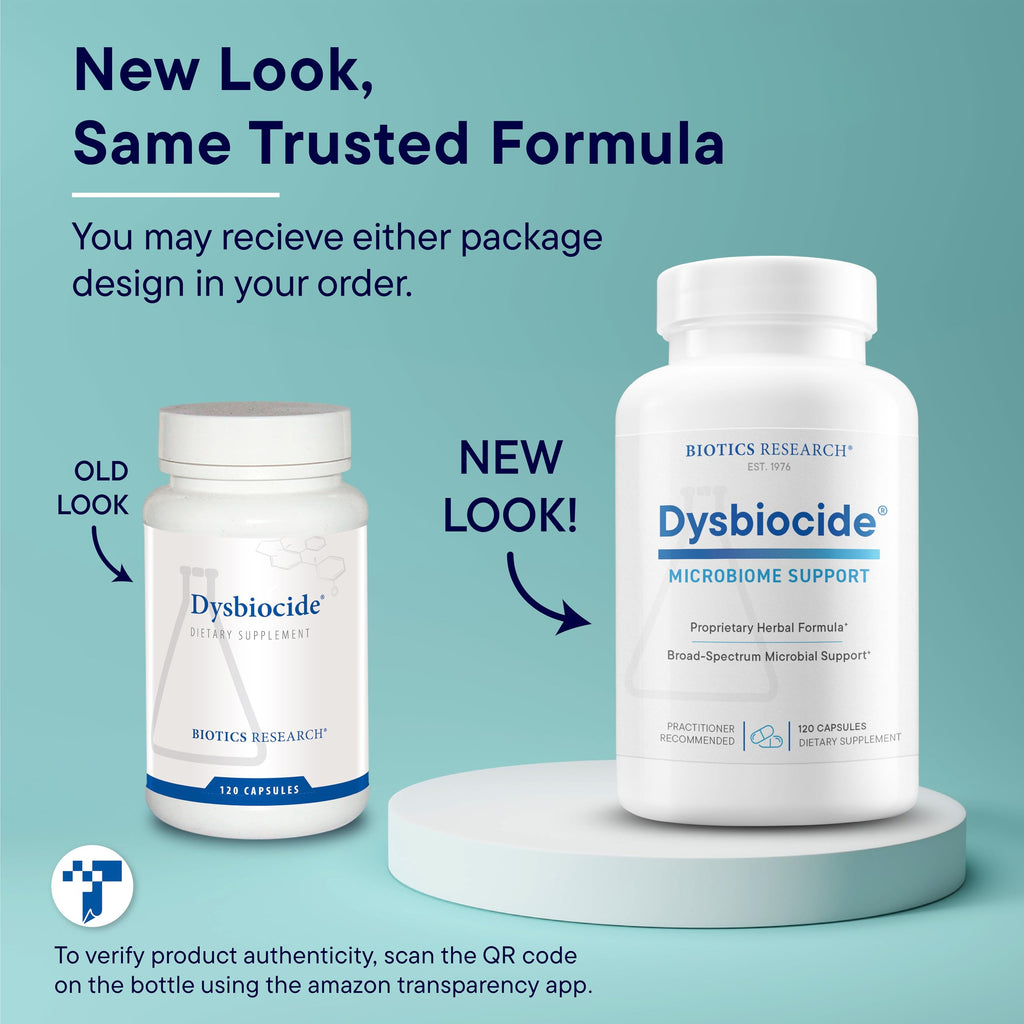 BIOTICS RESEARCH Dysbiocide Synergistic Botanical Blend Gut Health 120 Caps