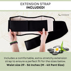 Castor Oil Pack Wrap, Size M-4X, Two Extra 100% Cotton Pads Included