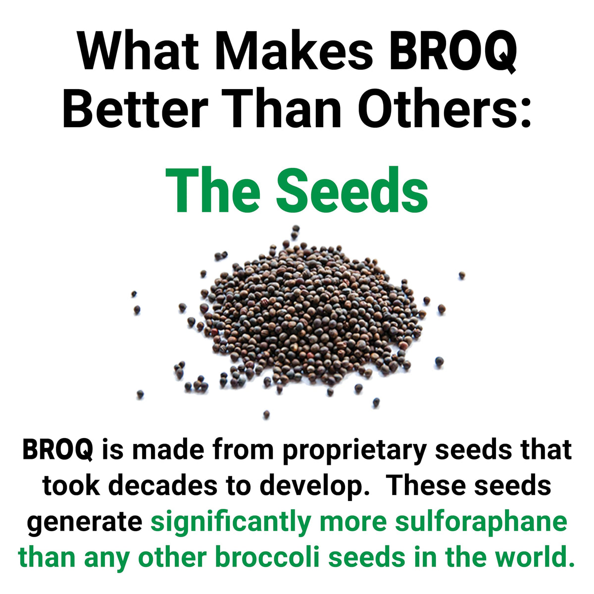 2X Sulforaphane of Others for Inflammation, Immunity & Detox | BROQ – Longevity & Cellular Defense – 3rd-Party Tested