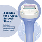 Schick Intuition Pure Nourishment Womens Razor Refills with Coconut Milk and Almond Oil, 3 Count (Pack of 1)