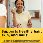 Nature Made Hair Skin and Nails with Biotin 2500 mcg, 90 Gummies | Dietary Supplement for Healthy Hair, Skin & Nails Support, Vitamin C Helps Make Collagen for Healthy Skin, 45 Day Supply