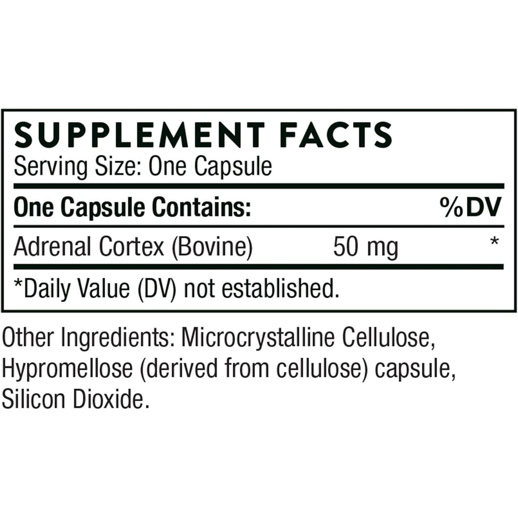 Buy now THORNE - Adrenal Cortex - Supplement for Cortisol Management - Support Healthy Adrenal Gland Function, Immune System, Stress Management, Fatigue & Metabolism* - 60 Capsules at indiglob india