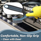2 Pack Grout Scrub Brush with Stiff Bristles