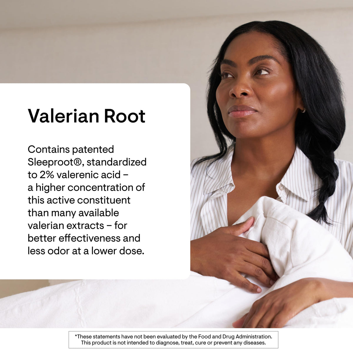 THORNE Valerian Root, 200 mg Sleeproot Extract, Melatonin-Free, 30 Capsules