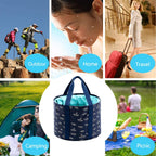 Collapsible Bucket for Soaking Feet, Portable Travel Foot Bath Tub, Foot Soaking Bath Basin Portable, Foot Spa Soaking Feet Home Pedicure Basin Outdoor Camping