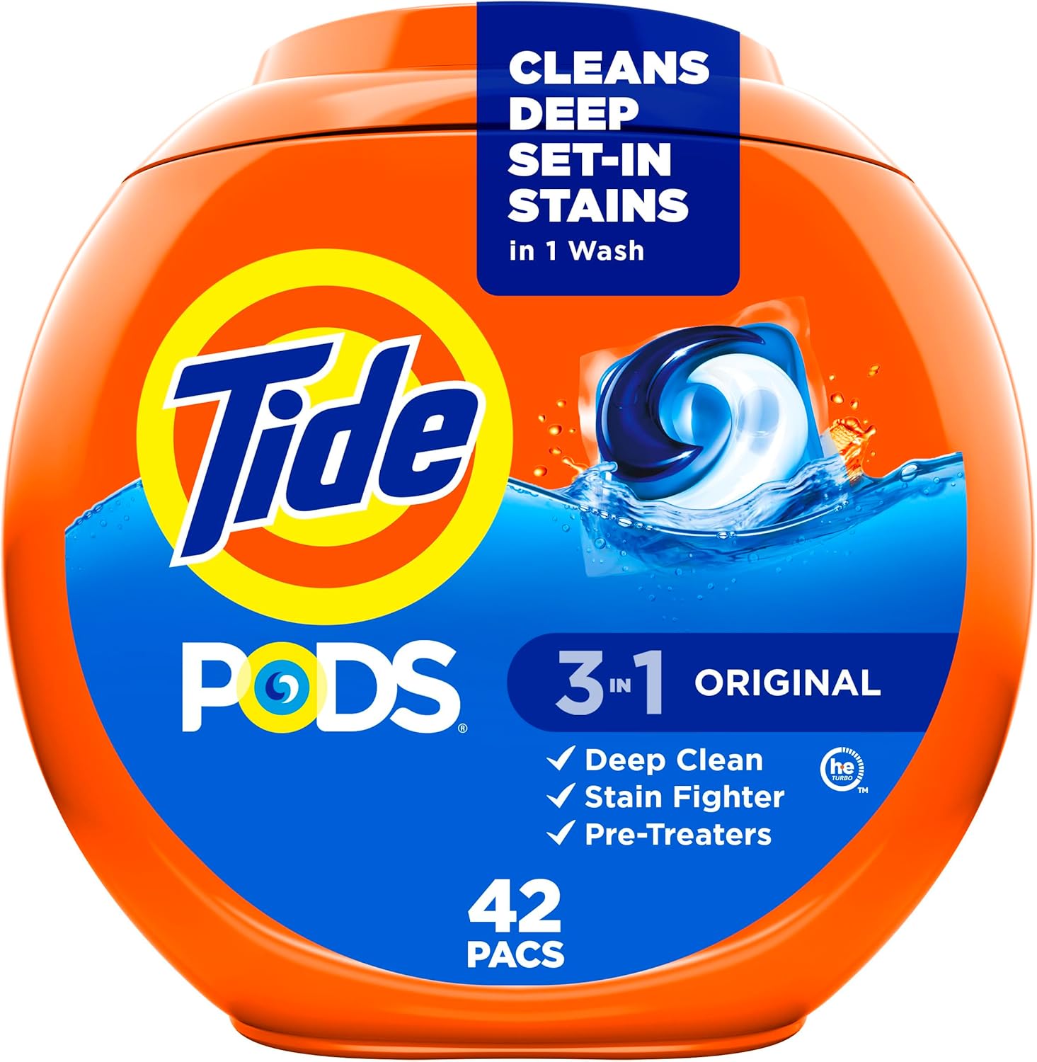 Buy now Tide Pods Laundry Detergent, Clean Breeze, 57 Pacs Capsules, 46 Ounce (Pack of 2) at indiglob india