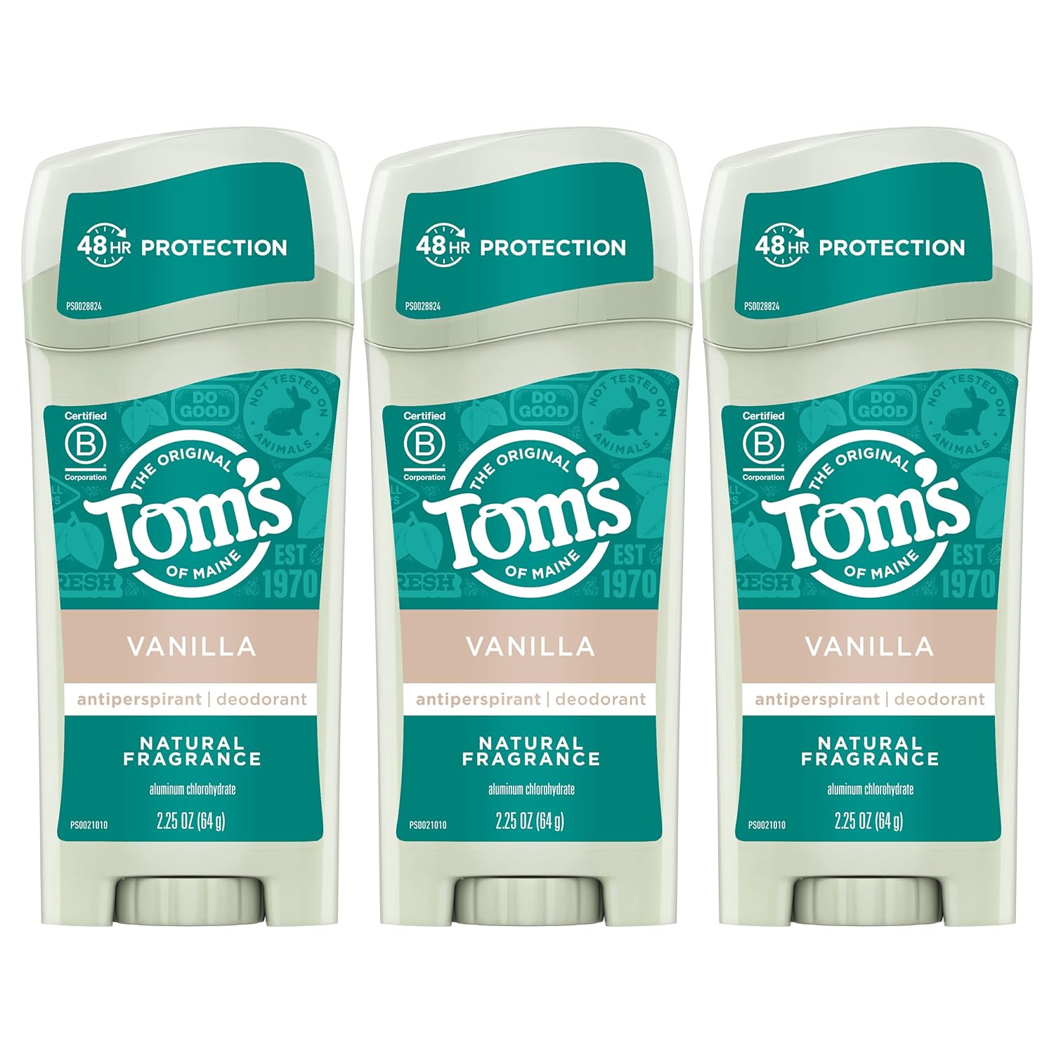 Buy now Tom's of Maine Long-Lasting Aluminum-Free Natural Deodorant for Women, Tea Tree, 2.25 oz (Pack of 3) (Packaging May Vary) 2.25 Ounce (Pack of 3) Vanilla AP at indiglob india