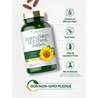 Carlyle Sunflower Lecithin Softgel Capsules | 2400mg | 200 Pills