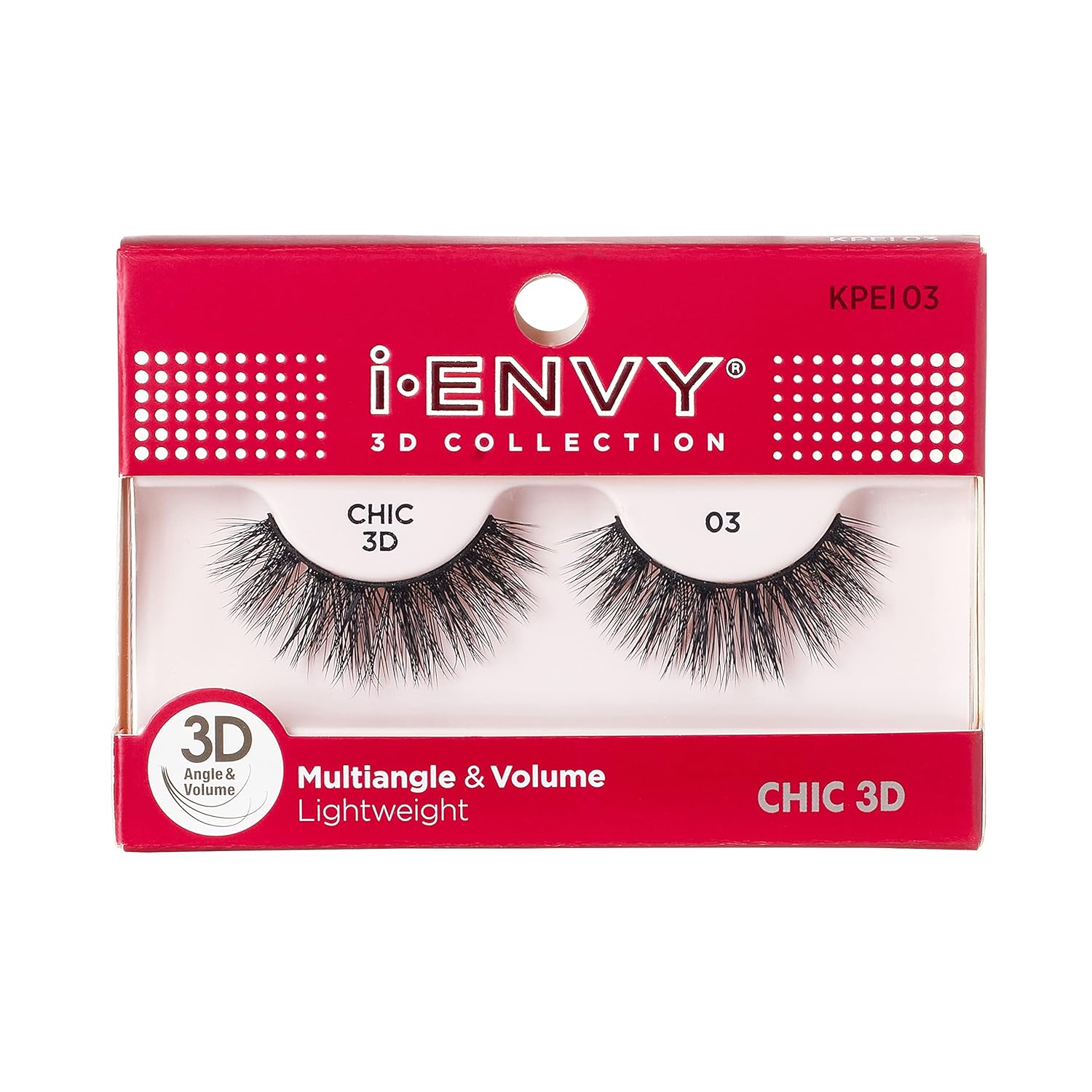 Buy now i-Envy 3D Glam Collection Multi-angle & Volume (2 PACK, KPEI14) 1 Count (Pack of 1) KPEI3 at indiglob india
