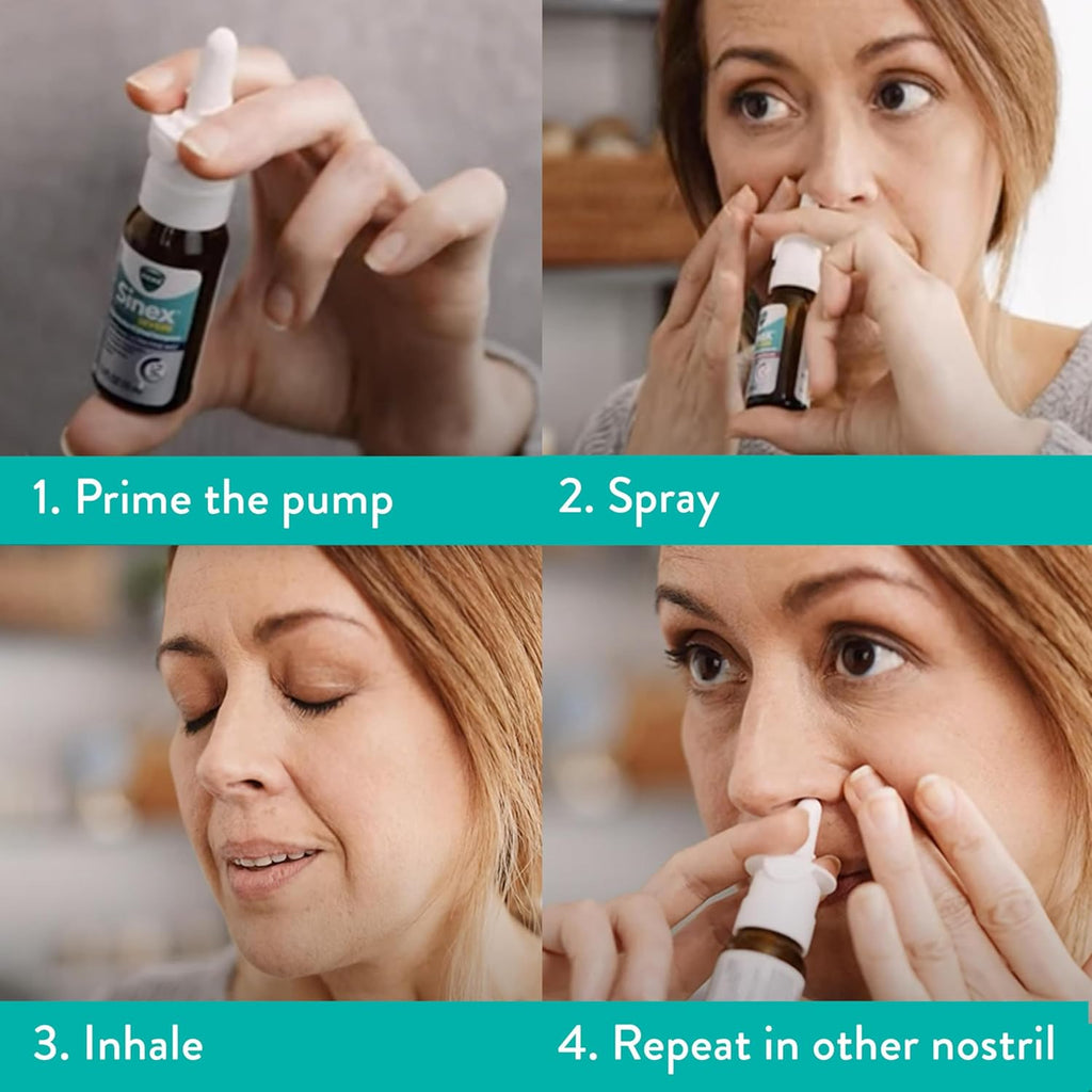 Buy now Vicks Sinex SEVERE Allergy & Sinus Nasal Spray, Original Ultra Fine Mist, Decongestant Medicine, Relief from Nasal Congestion due to Cold or Allergy, Sinus Pressure Relief, 265 Sprays x 2 at indiglob india