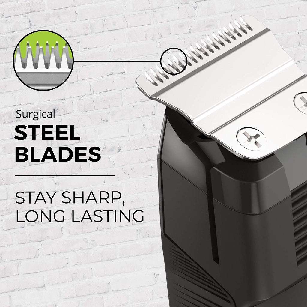 Buy now Remington All-in-One Grooming Kit, Lithium Powered, 8 Piece Set with Trimmer, Men's Shaver, Clippers, Beard and Stubble Combs, PG6025, Black at indiglob india