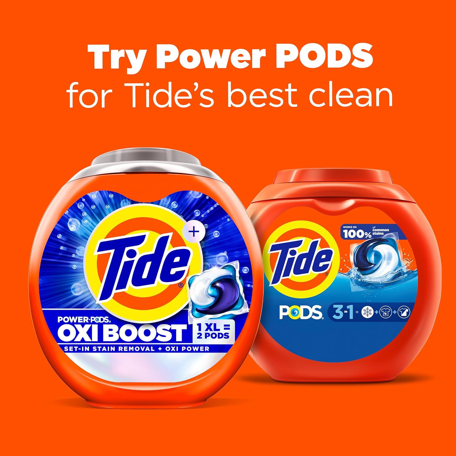 Buy now Tide PODS laundry detergent pacs, 3-in-1 Stain Remover, Odor Fighter, Color Protector, 81 Count, HE compatible, Original Scent at indiglob india