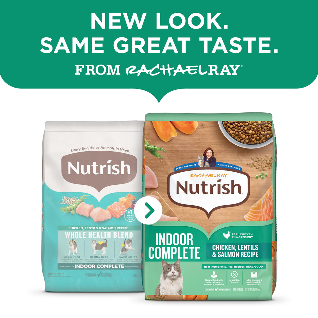 Nutrish Indoor Complete Dry Cat Food, 6 lb. Bag (Rachael Ray)