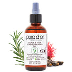 PURA D'OR Advanced Hair & Scalp Serum – For Hair Thinning with Copper Tri-Peptide, Caffeine, Botanical Extract Blend, Fuller Appearance Strands – Vegan, Men & Women 3.3 Oz Ayurvedic Hair Care
